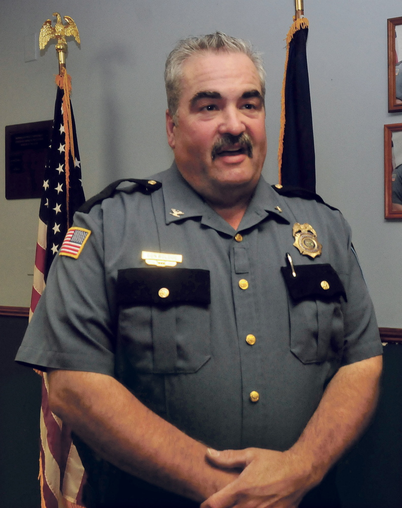 Don Bolduc after taking over as Skowhegan police chief at the department in August. Bolduc says he hopes to get the department up to full staffing in 2016.