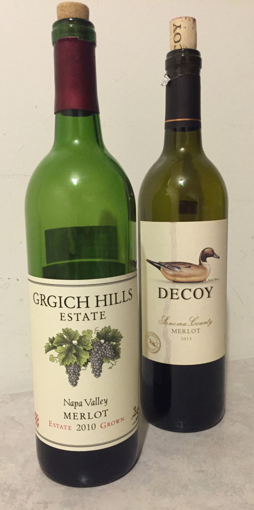 High-quality merlots from California, including Grgich Hills’ and Decoy’s, can be enjoyed while they are still young.