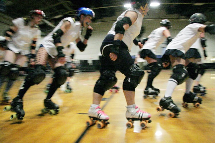 To a group of women in the Maine Roller Derby league, ending the prohibition on contact is a big deal. 