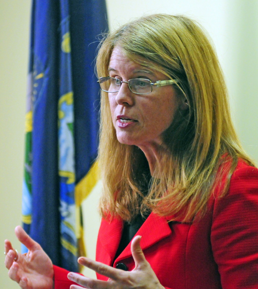 State Health and Human Services Commissioner Mary Mayhew in an October file photo.