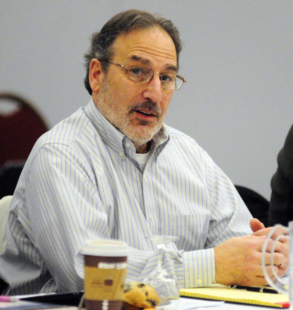 Augusta Schools superintendent James Anastasio speaks during a city council goal setting session on Saturday at the Augusta Civic Center.