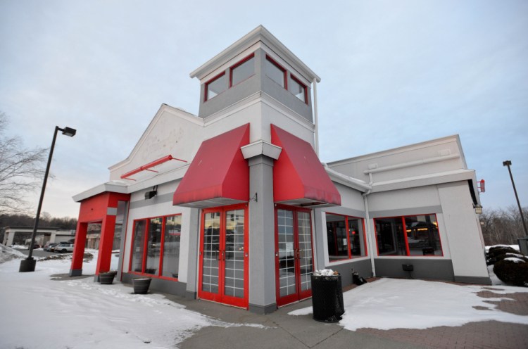 The former Friendly’s Restaurant on Main Street in Waterville on Saturday. The building may soon have a new tenant.