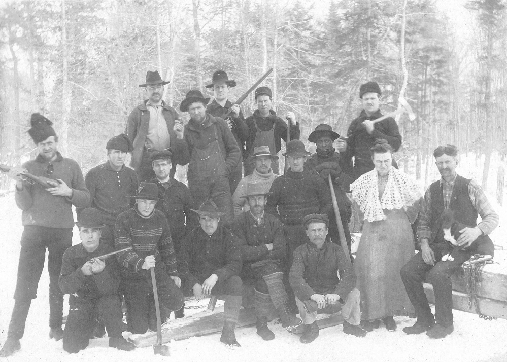 Logging crew of Winfield Scott Steward, in Moscow.