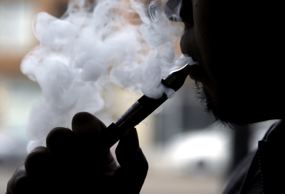 Manufacturers insist e-cigarettes are aimed solely at adults, but the CDC reported last year that the number of middle and high school students using them tripled from 2013 to 2014. (The Associated Press)
