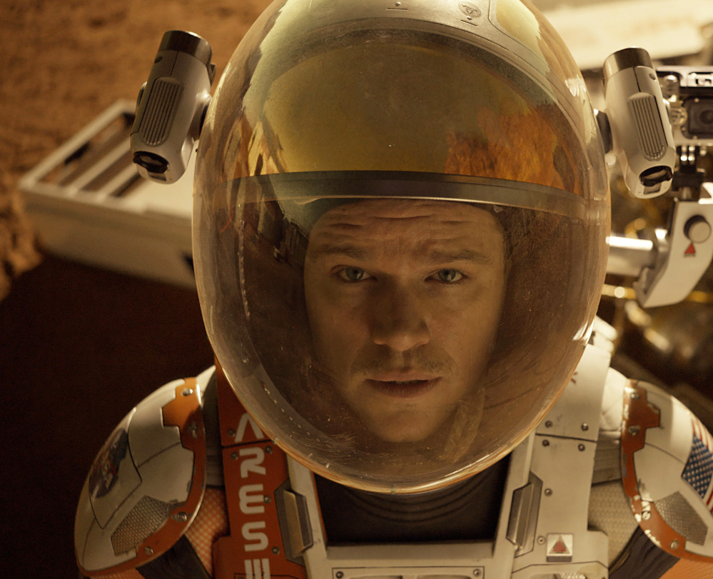“The Martian” landed seven Oscar nominations, including best actor for Matt Damon.