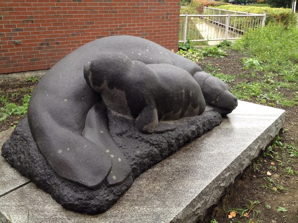 This piece by Cabot Lyford sits near the entry of the Vivian E. Hussey Elementary School in Berwick. Lyford's sculptures are in schools and parks across Maine.
Telegram file photo