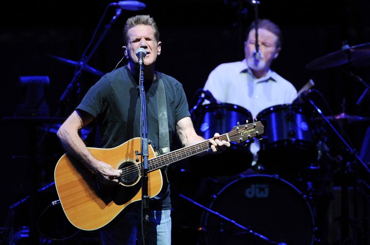 Glenn Frey and Don Henley perform at Madison Square Garden in New York in 2013. Frey and Henley were estranged for years, but reunited as the Eagles in 1994.
File photo by Evan Agostini/Invision/AP