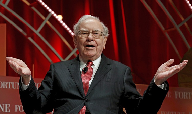 Warren Buffett, chairman and CEO of Berkshire Hathaway, speaks at the Fortune's Most Powerful Women's Summit in Washington in this Oct.  13, 2015, photo. Reuters  