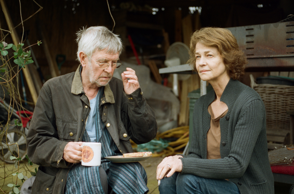 Courtesy photo 
 Tom Courtenay, left, and Charlotte Rampling in "45 Years".