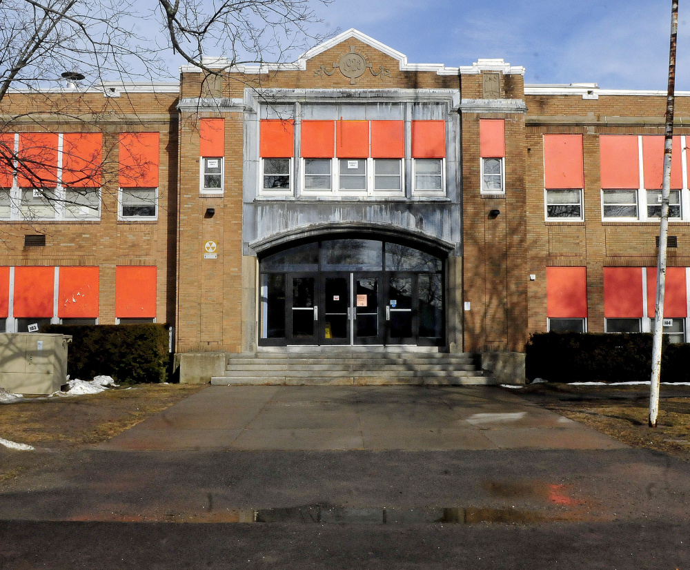 Winslow school and town officials are discussing a plan to move students out of the nearly century-old junior high school to other schools, with sixth graders going to the elementary school and seventh and eighth graders to the high school.