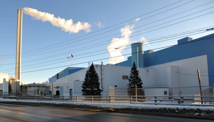 Madison Paper Industries, seen in this 2015 photo, has cutback production amid a drop in demand for supercalendered paper — the type made at Madison Paper.