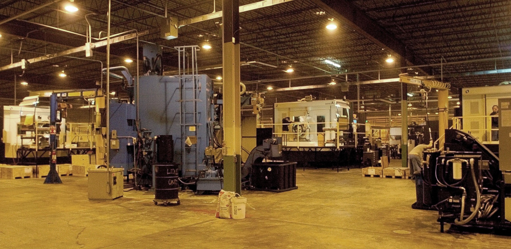 The Mid-State Machine Products West in Waterville, seen here in 2007 when it moved into the Wyandotte Mill on West River Road, is moving its machines out of the building and the City Council will consider dissolving a tax increment financing agreement for the machines.