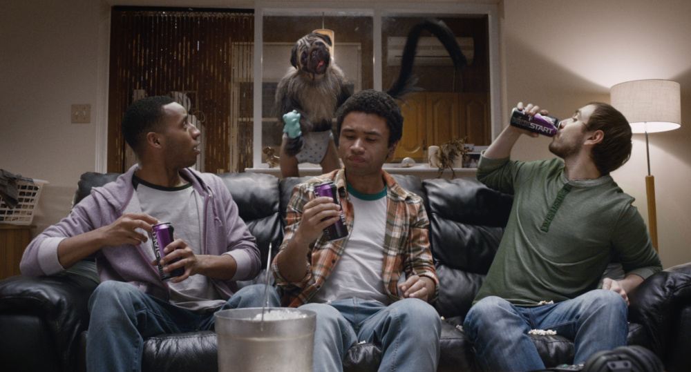 Offbeat humor reigned with a creature called “Puppymonkeybaby” – pretty much exactly what it sounds like – in an ad for Mountain Dew’s Kickstart.