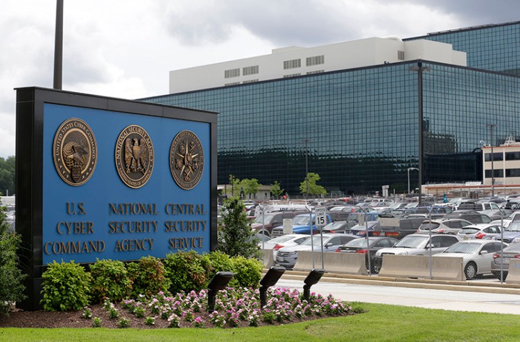 The National Security Administration (NSA) campus in Fort Meade, Md.,  where the U.S. Cyber Command is located.