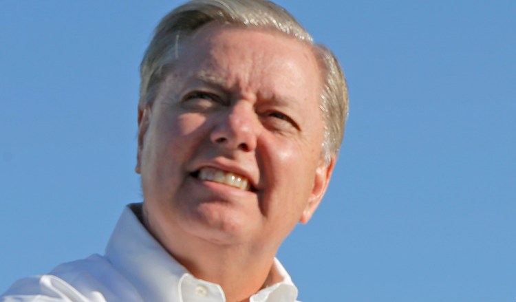 U.S. Sen. Lindsey Graham declares himself the Dr. Jack Kevorkian of the Republican presidential campaign, referring to the euthanasia activist who died in 2011. Reuters