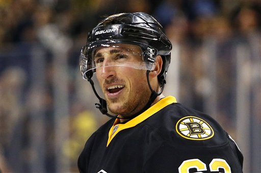The Bruins' Brad Marchand has his first 30-goal season and says, "We know we’re a good team." But with the trade deadline approaching, general manager Don Sweeney must decide what course to plot for the future. 
The Associated Press