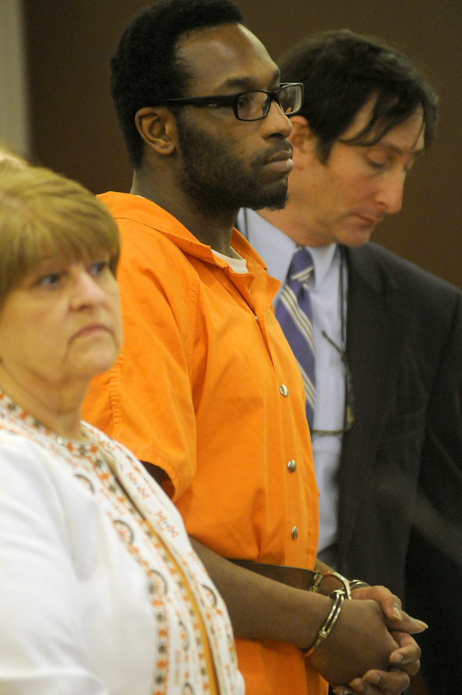 David W. Marble Jr. pleaded not guilty Tuesday to two counts of murder during a court appearance at the Capital Judicial Center. He was represented by his attorneys Pamela Ames and David Geller.