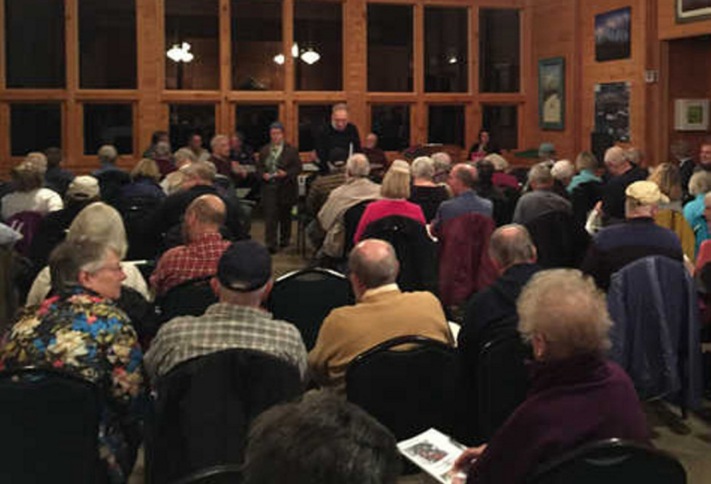 Carrabassett Valley residents gathered at the Sugarloaf Outdoor Center Wednesday night for their annual Town Meeting.