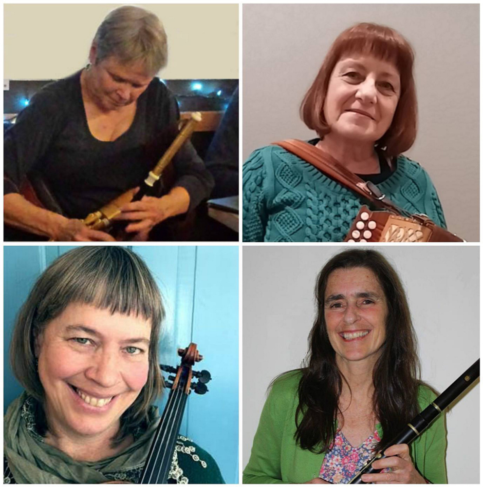 The Ladies of the Lake, clockwise, from the top left, are Susanne Ward, Maggie Ericson, Sharon Pyne and Ellen Gawler.