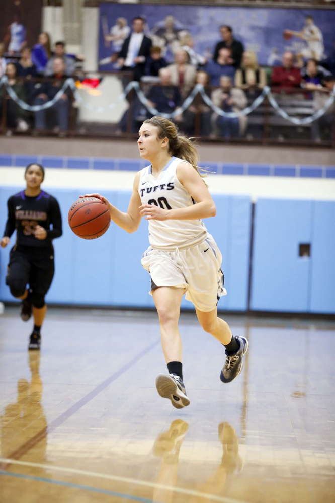 Josie Lee, an Augusta native, is a junior co-captain on the Tufts University women’s basketball team that is back in the Division III Final Four for a third straight year.