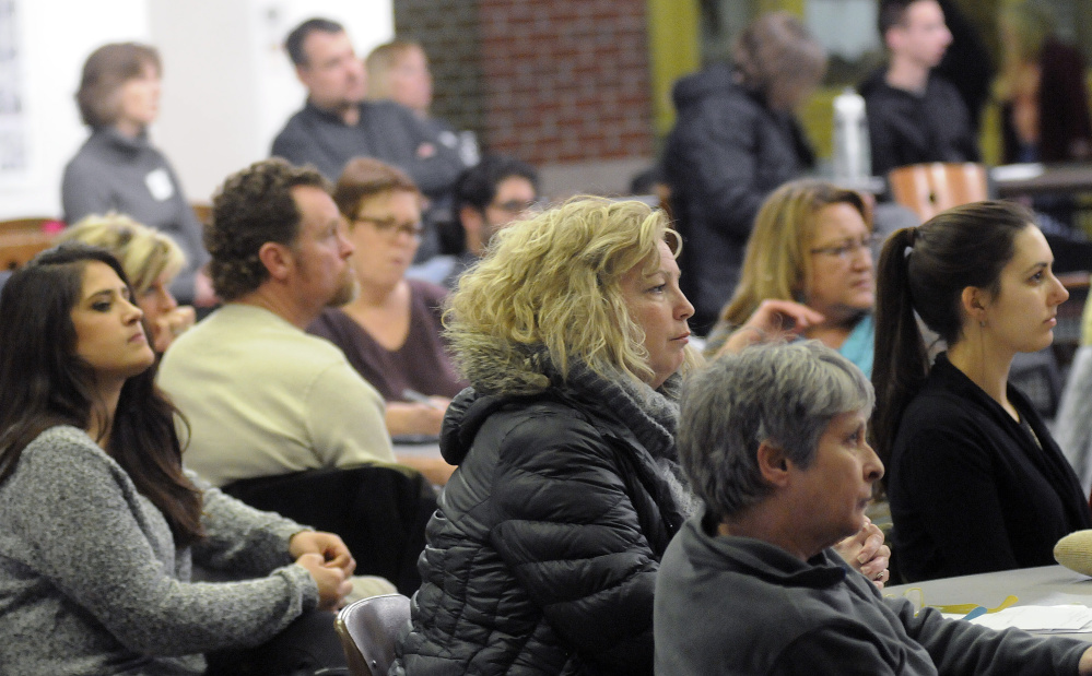 More than 275 people packed the Cony High School food court in January for a forum about the drug epidemic in the city.