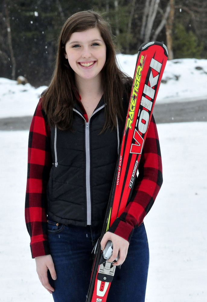 Mt. Abram sophomore Emma Berube is the Morning Sentinel Girls Alpine Skier of the Year.