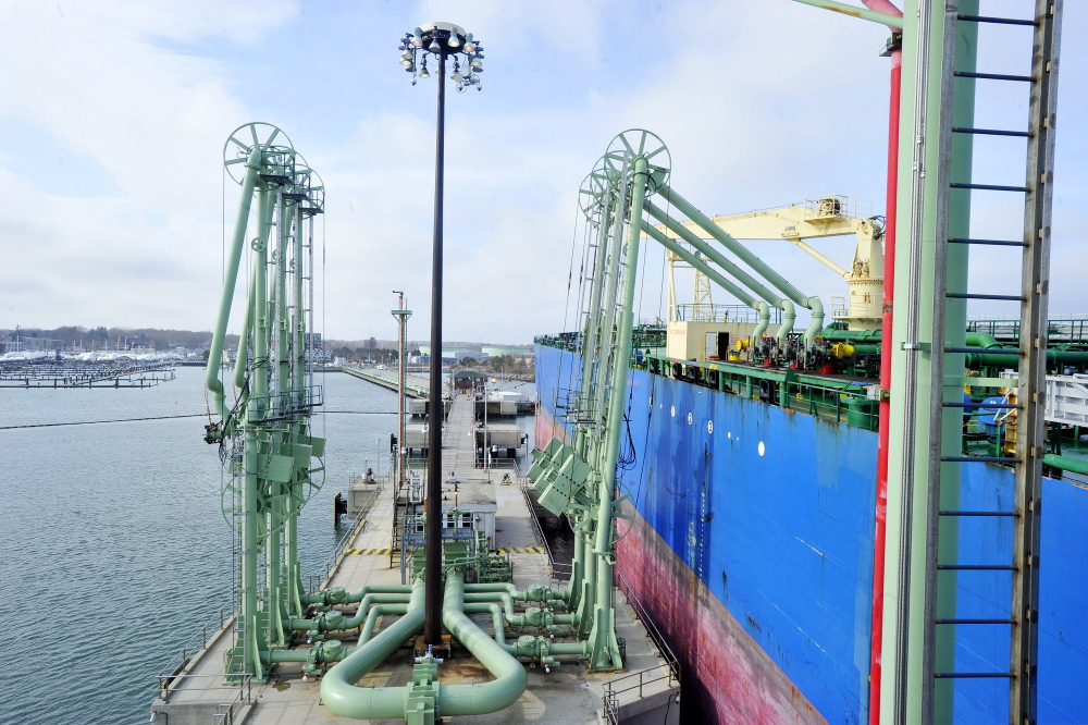The flow of oil from South Portland to Montreal dropped to zero in January, according to state data, and a ship chandler in Portland says the pipeline had no tanker deliveries in February. Meanwhile, a lawsuit filed by Portland Pipe Line Corp. challenging South Portland’s oil export ban is being allowed to move forward.