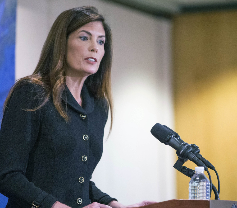 Pennsylvania Attorney General Kathleen Kane announces charges Tuesday against leaders of a Franciscan Order.