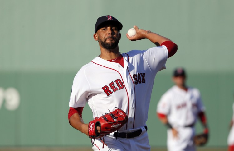 Boston pitcher David Price struck out six Yankees during New York’s 6-3 win over the Red Sox on Tuesday night.