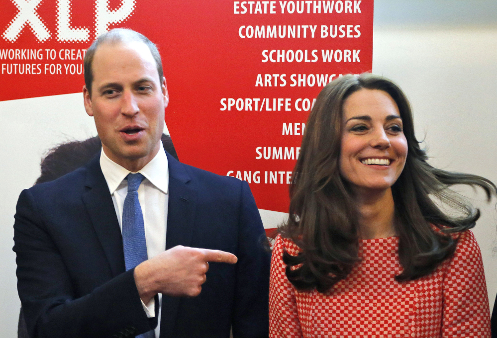 Prince William and wife Kate, Duchess of Cambridge, enjoy visiting a London mentoring program London this month.