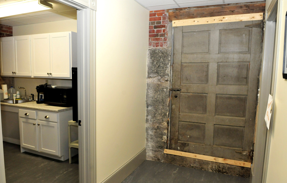 A new kitchenette and an elevator are part of the renovation of Skowhegan Free Public Library.