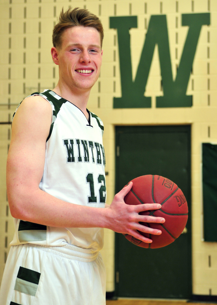 Winthrop junior guard Jacob Hickey is the Kennebec Journal Boys Basketball Player of the Year.