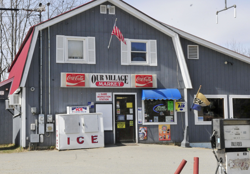 Our Village Market in New Vineyard was one of three stores in Franklin County that Einer Bonilla has pleaded guilty to burglarizing. Three other men also are charged in the burglary.