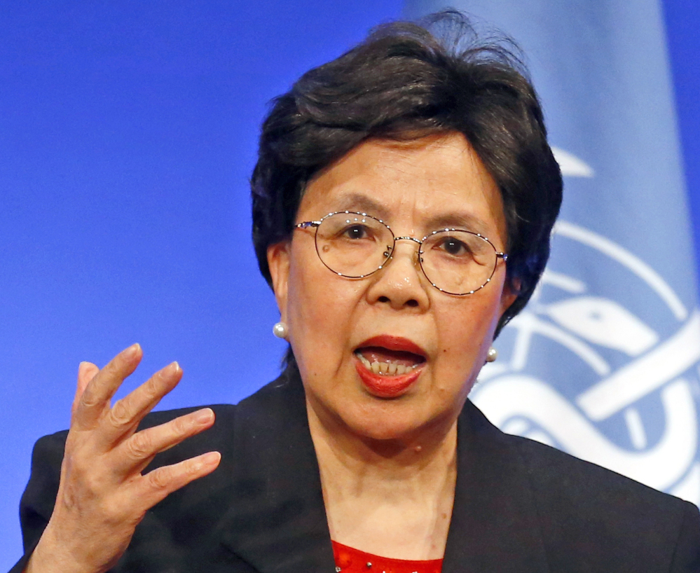 World Health Organization Director-General Margaret Chan says, "We need to rethink our daily lives" to cut the risk of diabetes.
