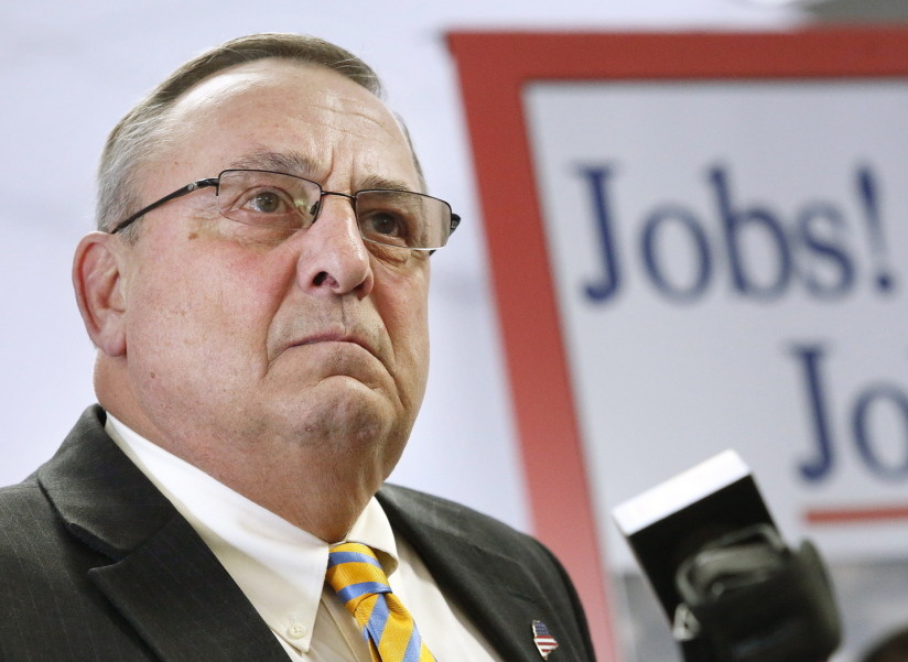 Gov. LePage said he is giving thought to running against Sen. Angus King.