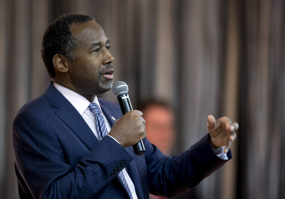 Former Republican presidential candidate Ben Carson will attend the Maine GOP convention.