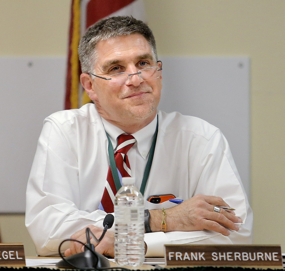 Frank Sherburne, superintendent of Maine School Administrative District 6, was not available to address allegations about his son, who worked for MSAD 6 and was accused of having sex with a student in another district.