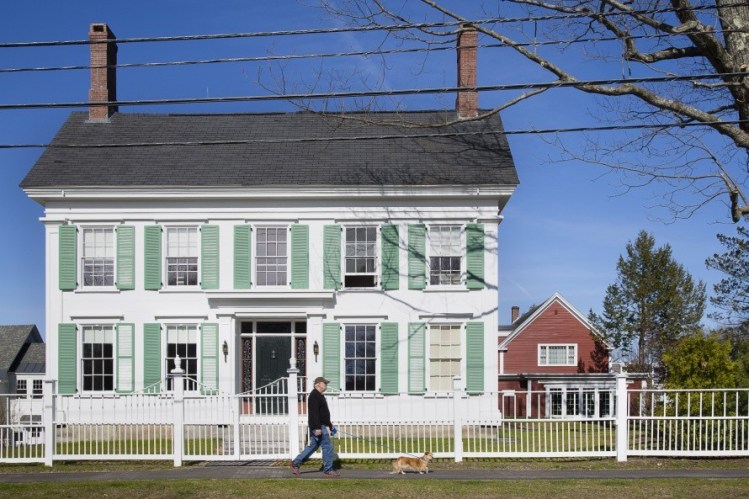 The historic Harriet Beecher Stowe House on Federal Street in Brunswick has been added to the National Underground Railroad Network to Freedom.
Carl D. Walsh/Staff Photographer