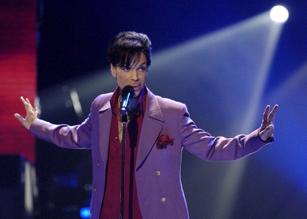 MAY 24, 2006: Prince performs in a surprise appearance on the "American Idol" television show finale at the Kodak Theater in Hollywood, California.