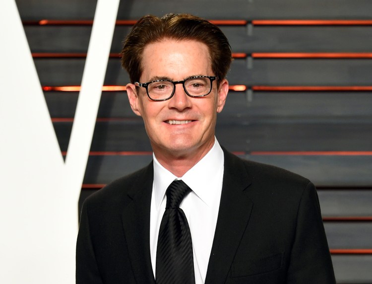 FILE - In this Feb. 28, 2016 file photo, actor Kyle MacLachlan arrives at the Vanity Fair Oscar Party in Beverly Hills, Calif. Showtime announced the cast for the reboot of the offbeat series "Twin Peaks," which will star original cast member MacLachlan. The Associated Press