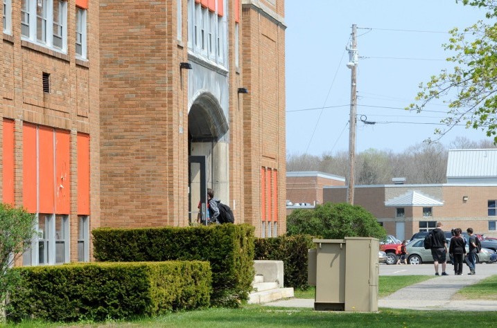 The school district is considering closing Winslow Junior High School and putting the seventh and eight-grade students in the high school and sixth-graders in the elementary school.