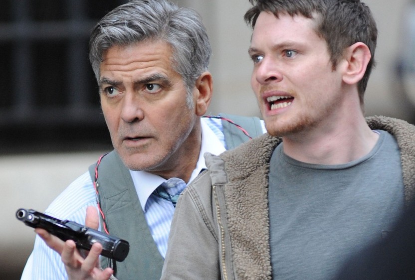 Courtesy photo 
 George Clooney, left, and Jack O'Connell in "Money Moster."