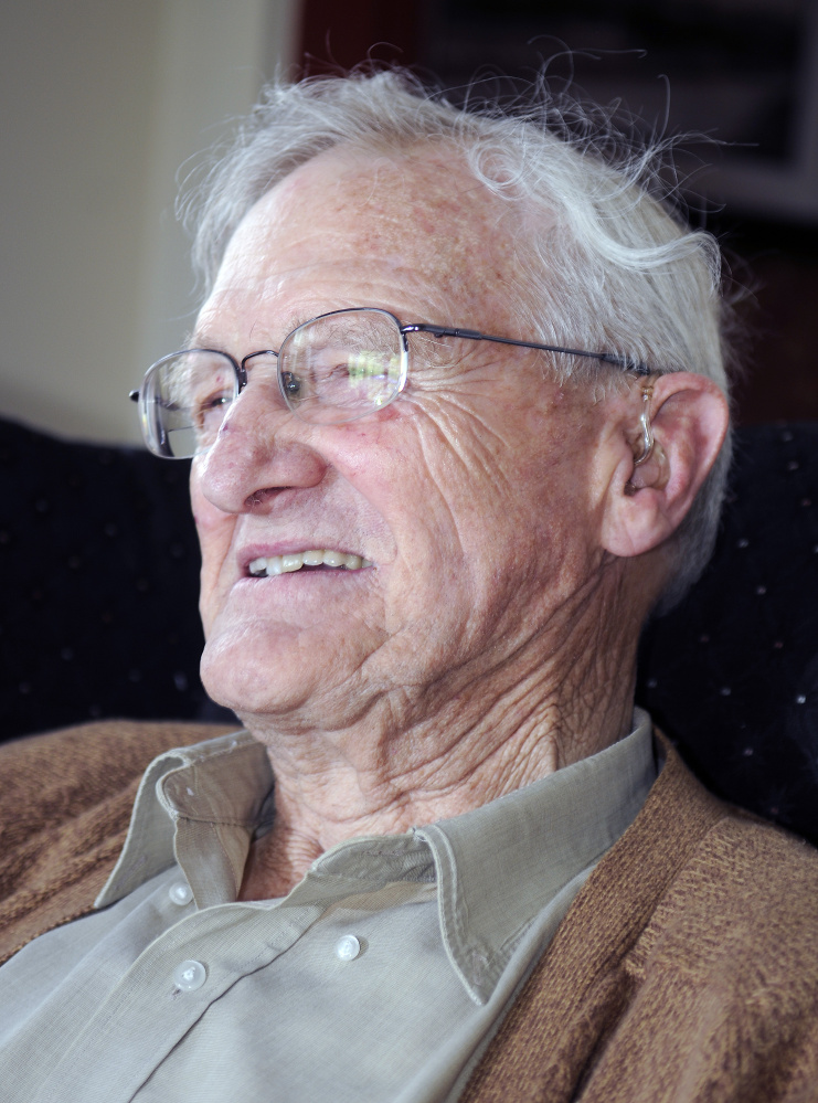 Peter Ault, at his home in Wayne last week, is retiring after more than 50 years of service to Wayne.