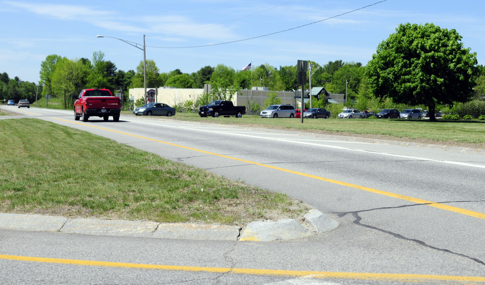 This Thursday photo shows the intersection of U.S. Route 202 and Main Street in Winthrop.