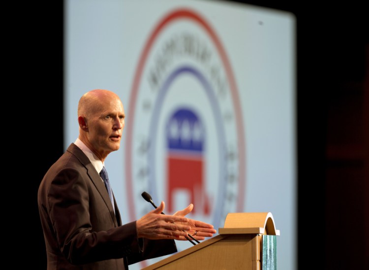 Florida Gov. Rick Scott wrote on Facebook this week: "Donald Trump is going to be our nominee. The Republican leaders in Washington did not choose him, but the Republican voters across America did choose him. The voters have spoken."