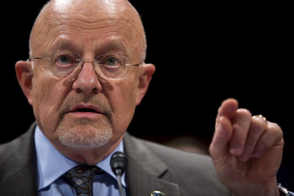 Director of National Intelligence James Clapper said, "We've already had some indications" of hacking Wednesday at a cybersecurity event in Washington.