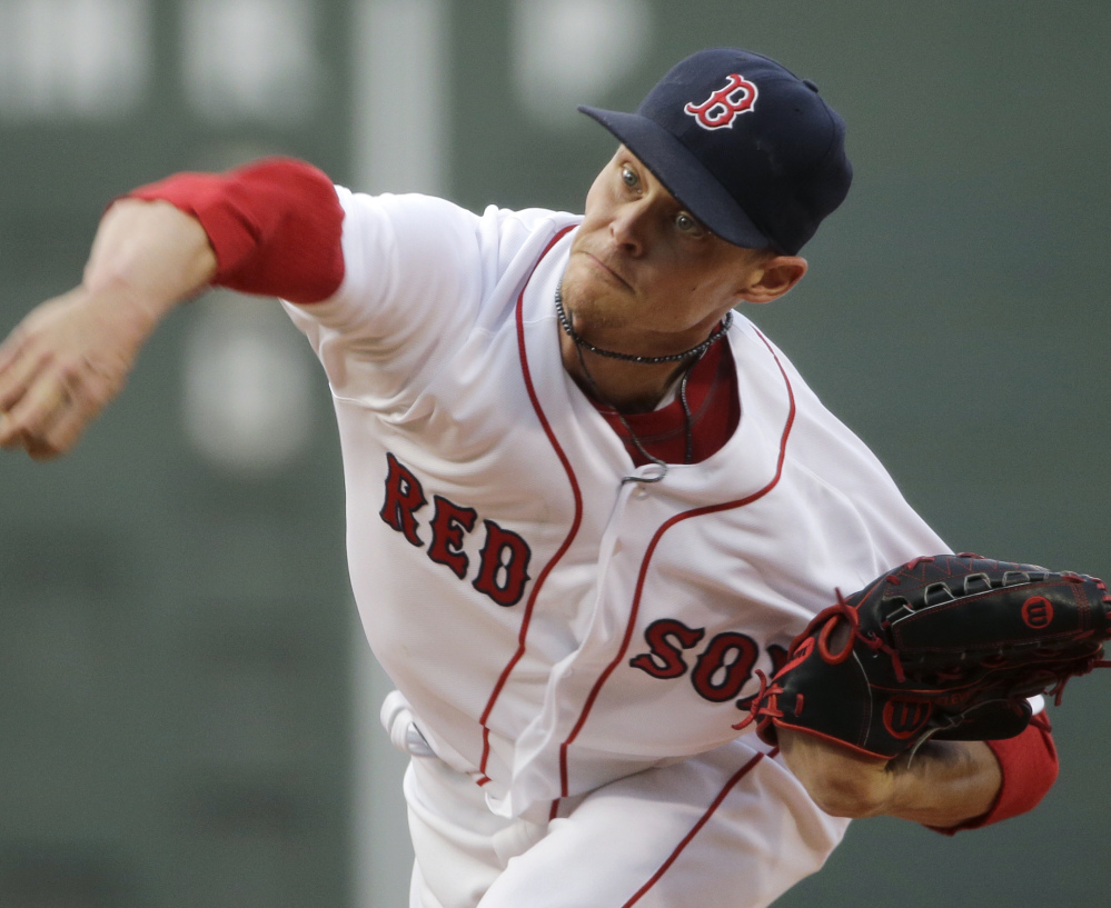 Pitcher Clay Buchholz, who can be either very good or very bad, has been a disappointment for a Red Sox team that needs improved pitching to finish as a playoff contender.