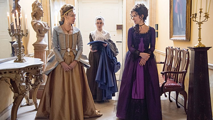Chloe Sevigny, left, and Kate Beckinsale, right, in "Love & Friendship."
