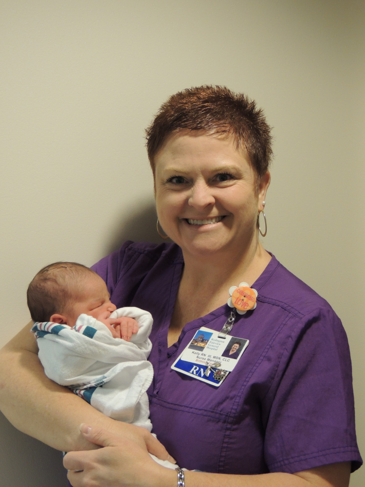Kelly Hughes Wheeler, a registered nurse in the Birthing Center at Redington-Fairview General Hospital in Skowhegan, has been named 2016 Caregiver of the Year by the Maine Hospital Association.