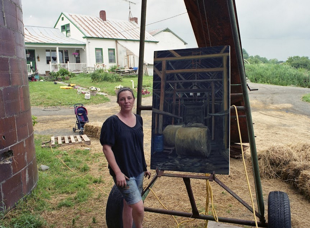 CSA 2012 Artist Kate Emily Barnes was paired with Grassland Organic Farm in Skowhegan.